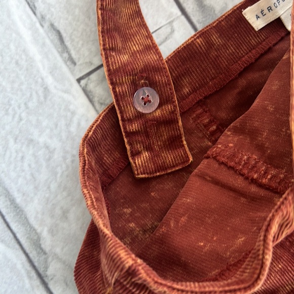 Aeropostal buttoned front  corduroy overall dress size small - Picture 15 of 16